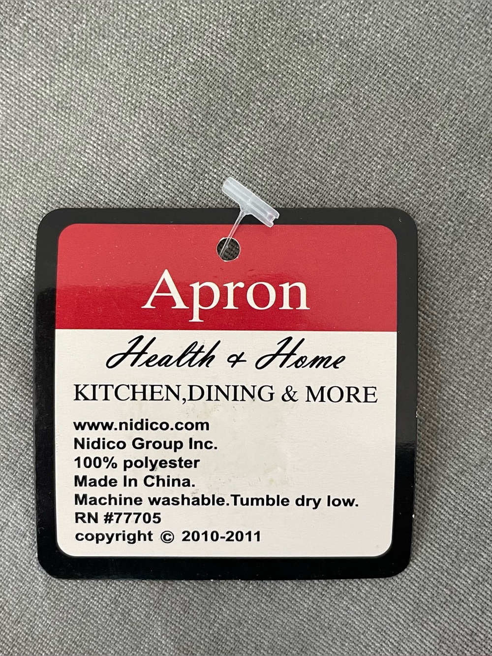 NWT Wine & Grape Print Kitchen Apron - Picture 6 of 8